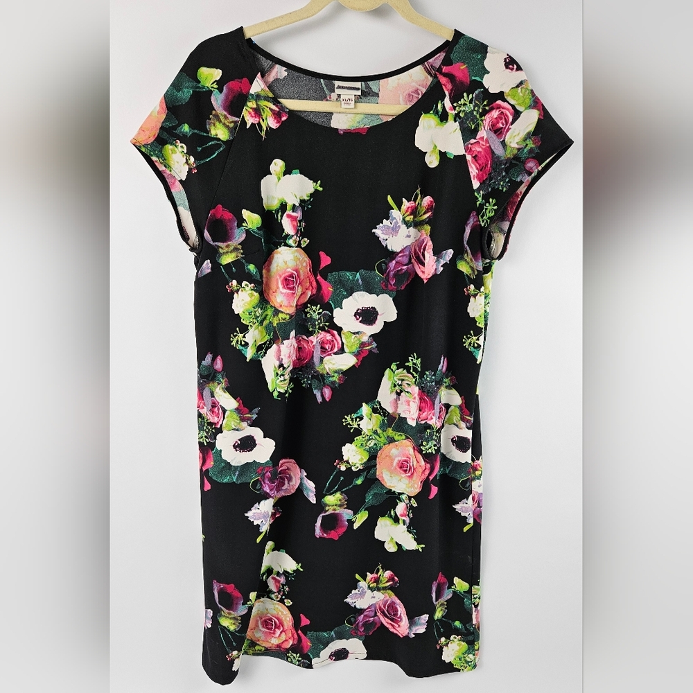 Merona Black Floral Women's Blouse